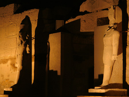 Foto Karnak Tempel bei Nacht
