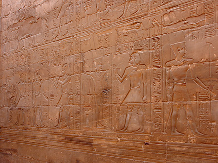Foto Hieroglyphen - Luxor